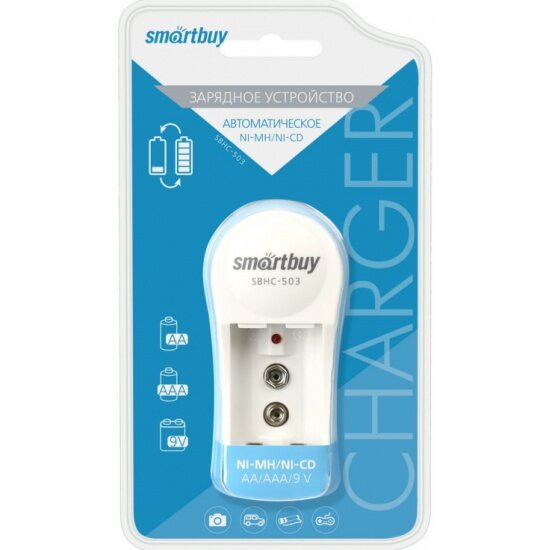 Зарядное устройство Smartbuy 503 (1/2 AA/AAA, 1 9V)