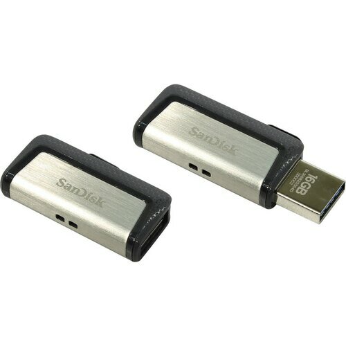 Флешка Sandisk Ultra Dual type C SDDDC2-016G-G46 16 Гб Grey