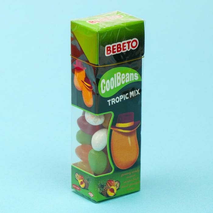 Жевательный мармелад BEBETO COOL BEANS TROPIC MIX, 30 г - фотография № 2