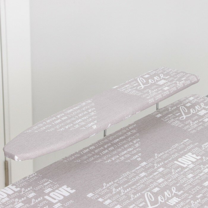 Доска гладильная Nika «Белль Классик 3», 112×34,5 см, два положения высоты 70, 80 см, европодставка микс - фотография № 3