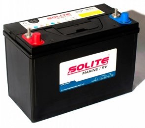 Автомобильный аккумулятор SOLITE DC 27 640А прямая полярность 90 Ач (303x173x225)