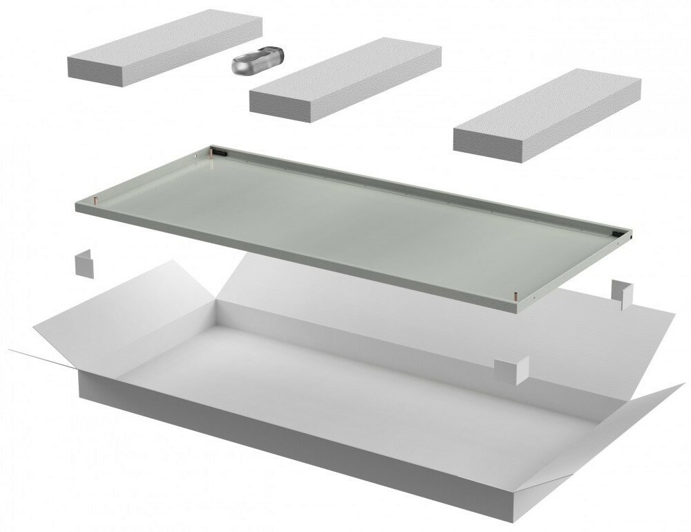 фото IEK LINEA N ITK Дверь металлическая для шкафа LINEA N 38U 800мм серая LN35-38U8X-DM