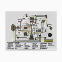 Схема электрооборудования на мотоцикл Урал 12В