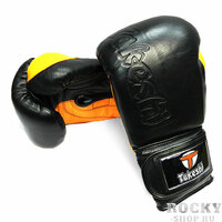 Перчатки боксерские Takeshi Fight Gear Black/Orange, 12 OZ Takeshi FG