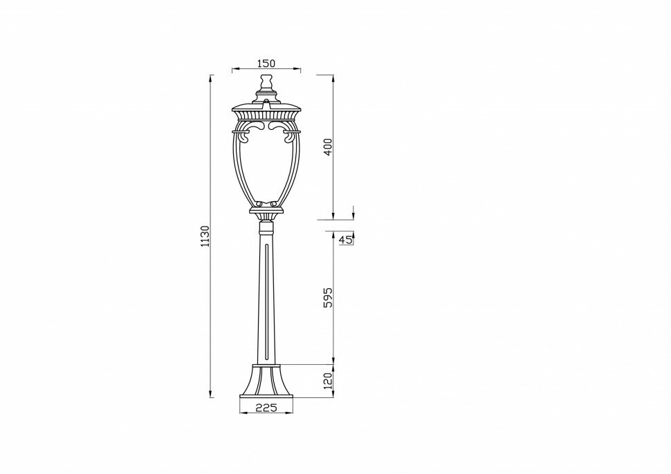 Outdoor Ландшафтный светильник Maytoni Outdoor O414FL-01BZ1