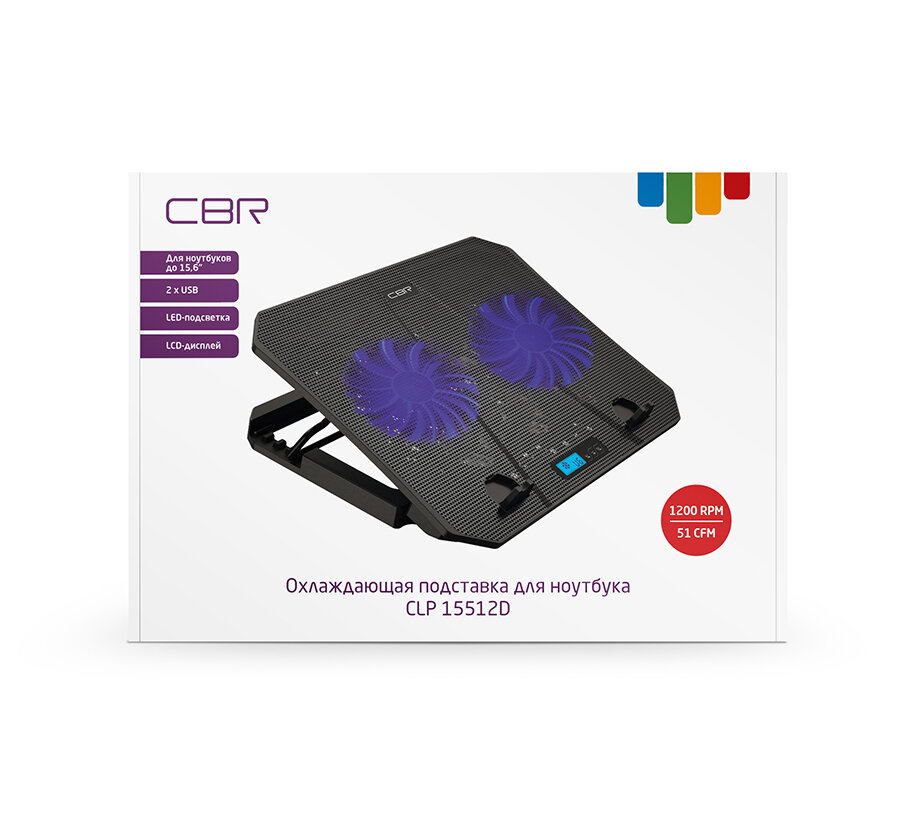 Подставка для ноутбука CBR CLP 15512D до 15,6