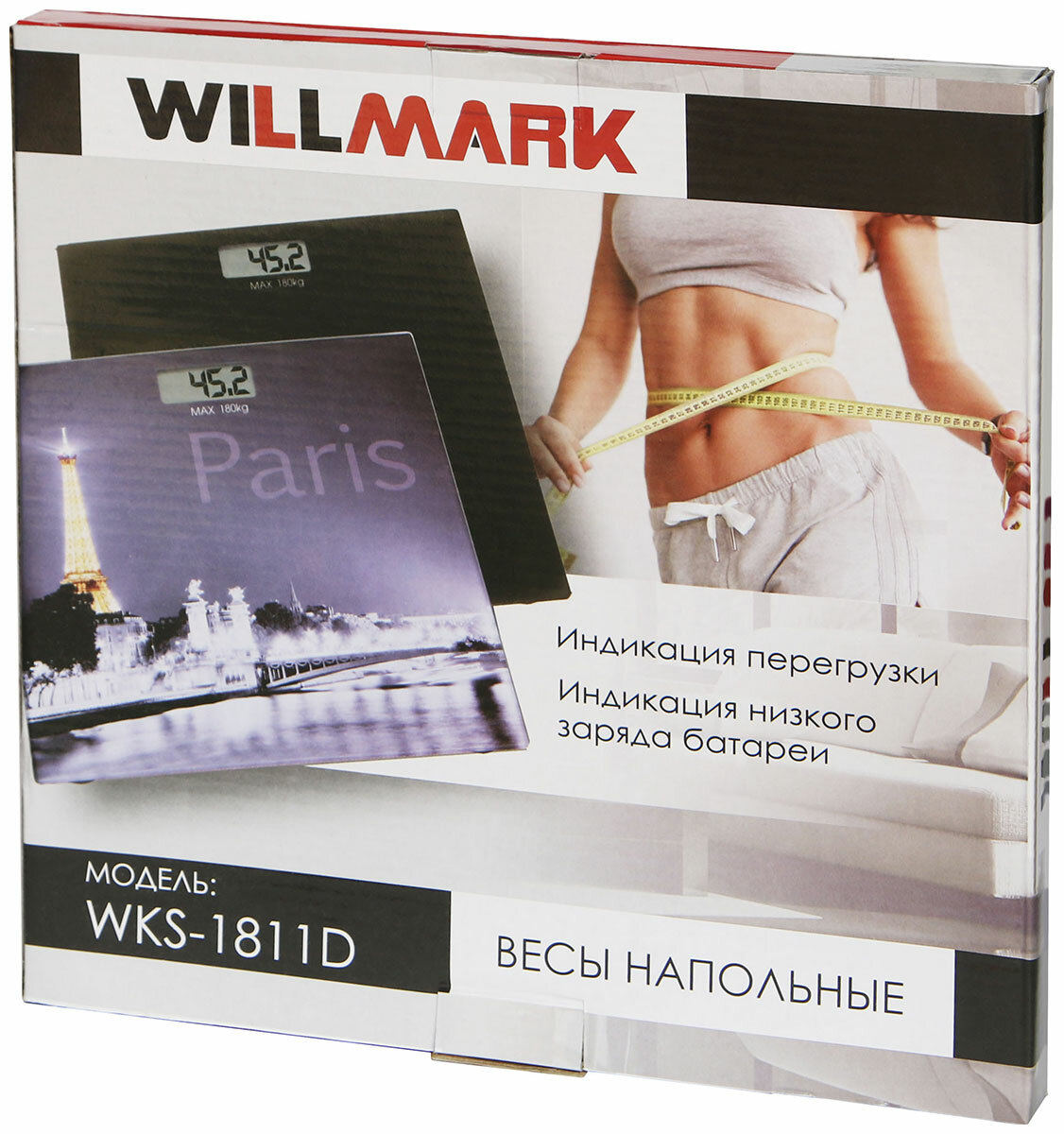 Весы напольные WILLMARK WBS-1811D Морская звезда - фотография № 4