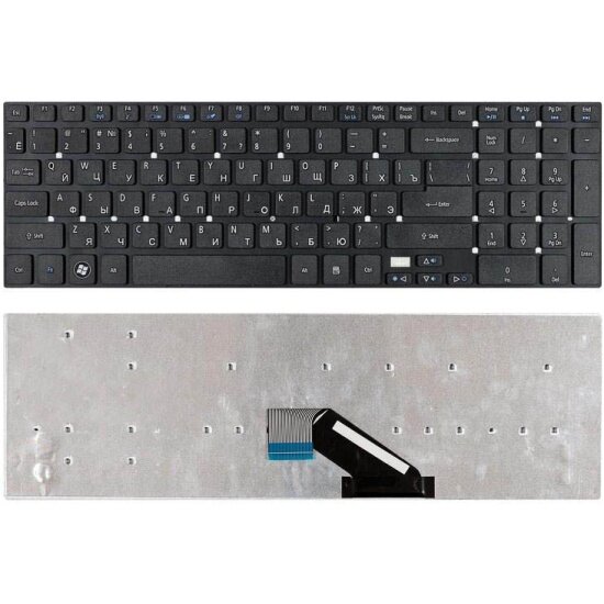 Клавиатура для ноутбука Amperin Acer Aspire 5755 VN7-791 VN7-791 [KB. I170A.402] черная, без рамки