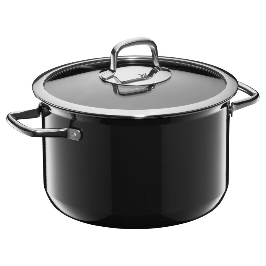 фото Кастрюля WMF Fusiontec Compact 24 см, сталь нержавеющая, черная