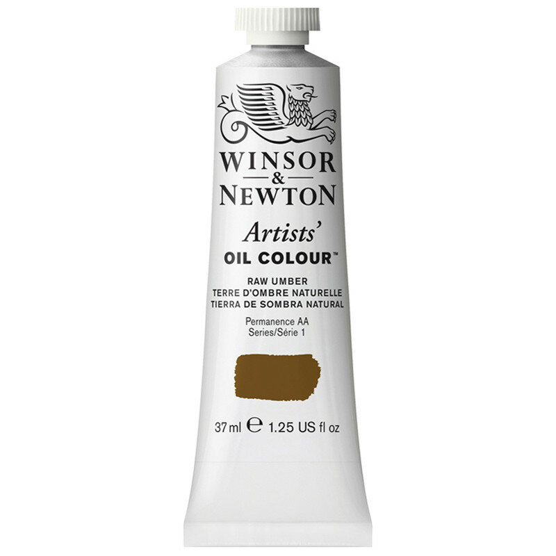 Краска масляная профессиональная Winsor&Newton Artists Oil, 37мл, натуральная умбра ( Артикул 316821 )