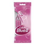 Бритвы одноразовые комплект 5 шт., комплект 10 шт., GILLETTE (Жиллет) BLUE 2, для женщин - изображение