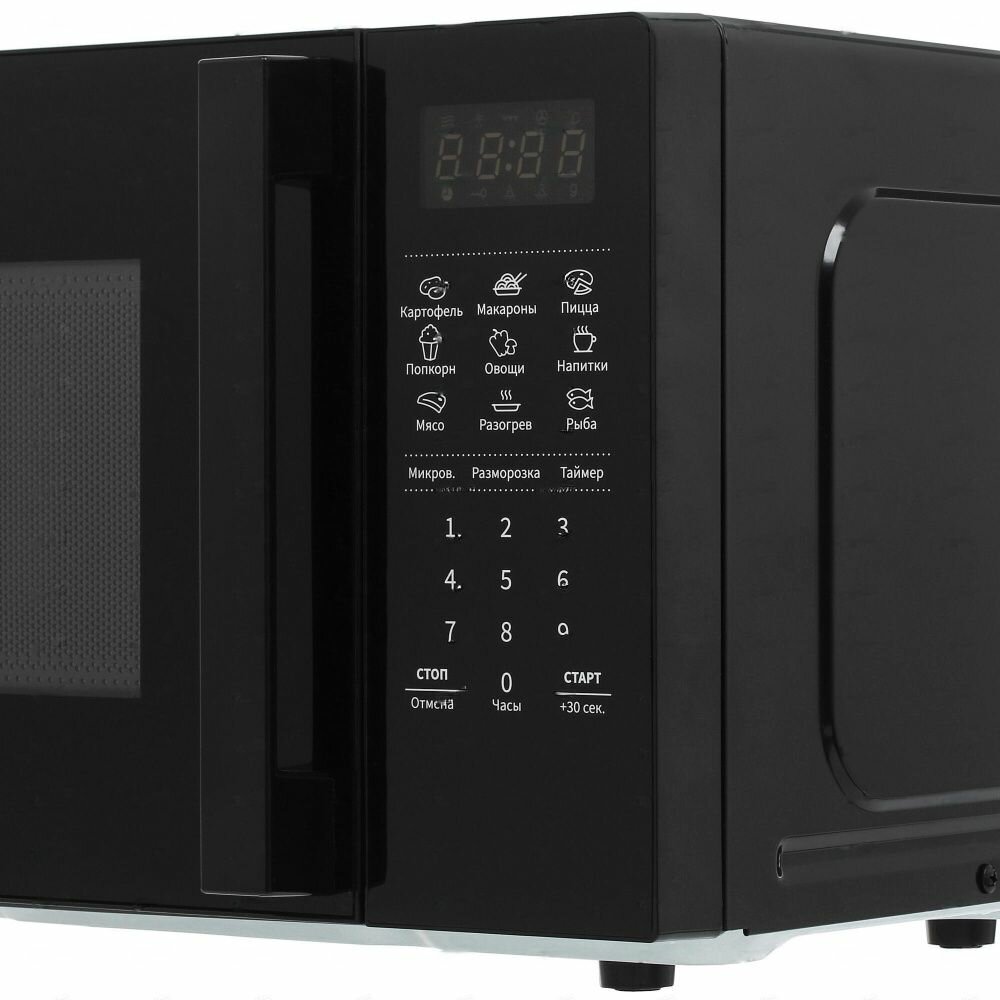 Микроволновая печь Hisense H20MOBS4H черный - фотография № 4