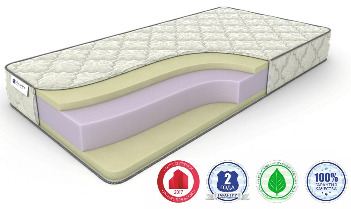 Беспружинный матрас в рулоне DreamLine Dream Roll Max Memory 90х200