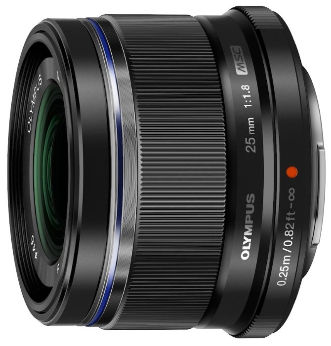  Olympus ED 25mm f/1.8 (ES-M2518) Black Micro 4/3