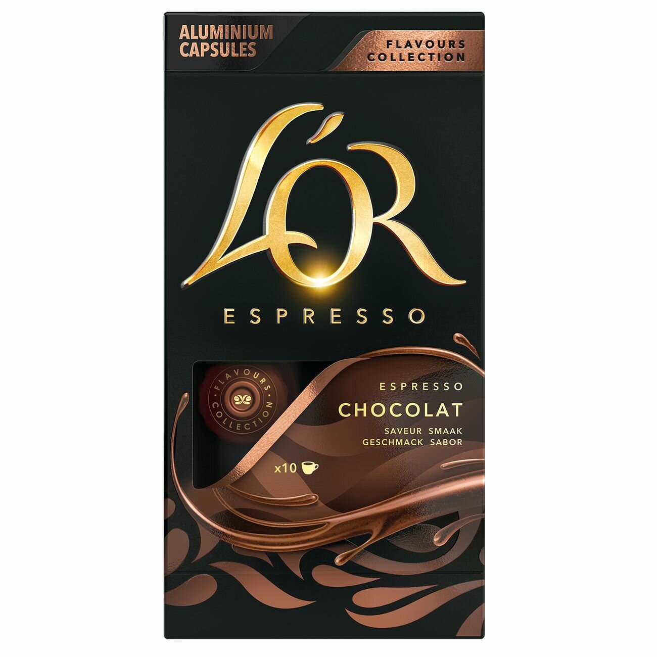 Кофе в алюминиевых капсулах L'Or Espresso Chocolate, для системы Nespresso,10 шт - фотография № 1