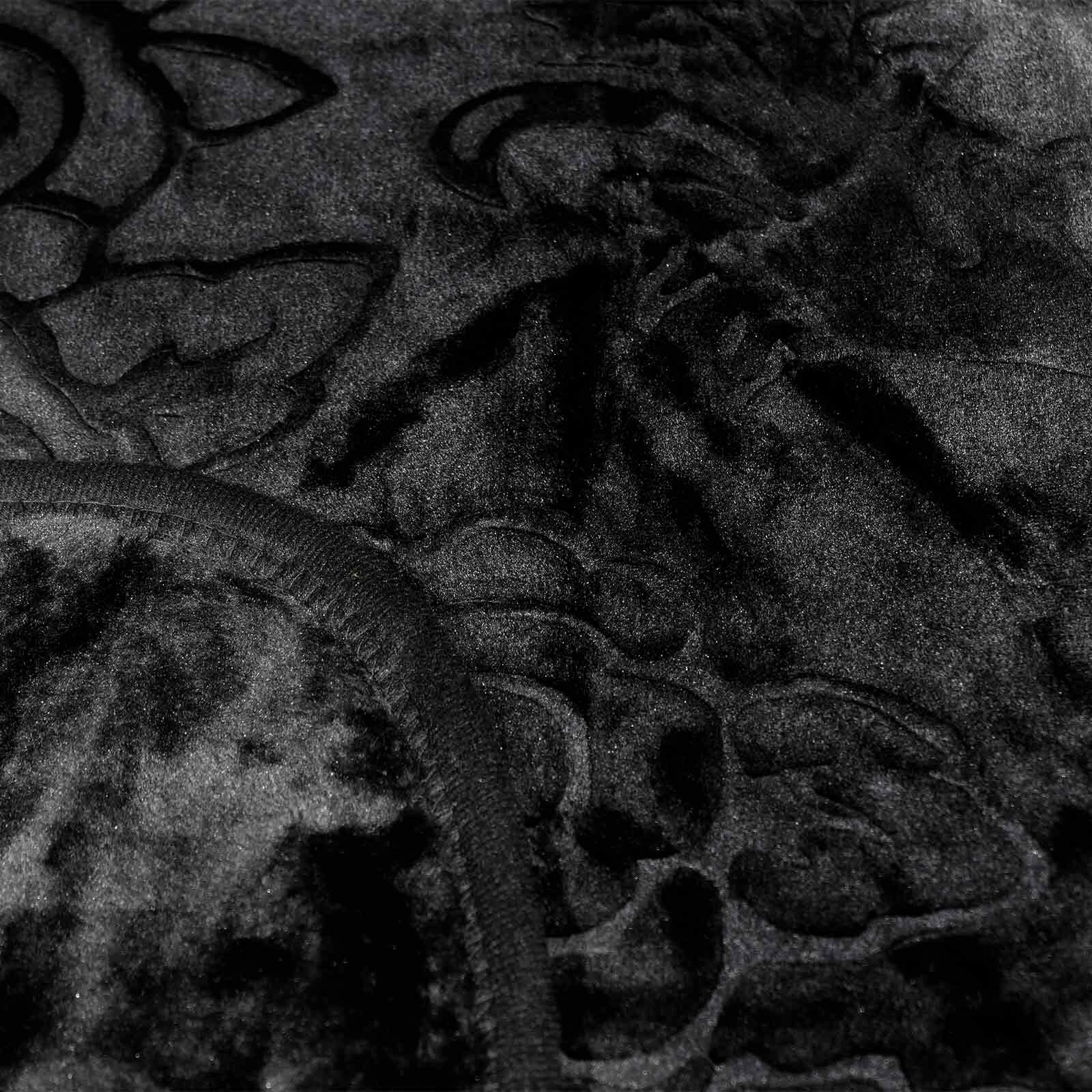 Пледы и покрывала Smoon Плед однотонный графитовый "Орнамент" 200x240 евро Смун - фотография № 4