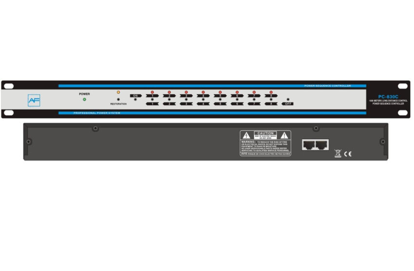 Audio Force PC-830C профессиональный контроллер последовательности включения (professional power sequence controller)