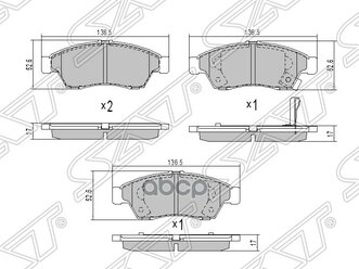 Колодки Тормозные Перед Suzuki Liana Sat арт. ST-55810-54G61