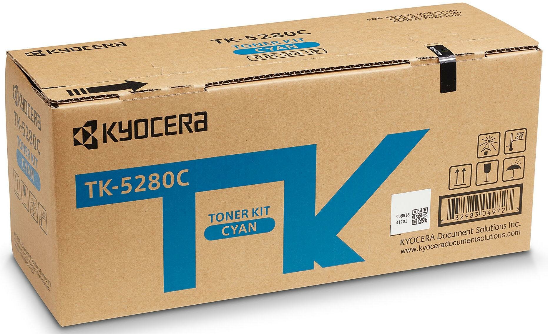 Тонер-картридж Kyocera Mita TK-5280C 11000стр Голубой