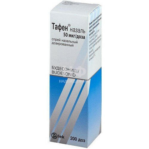 Лекарства для лечения аллергии Лек д.д Тафен Назаль спрей назал дозир 50 мкг/доза 200 доз 10 мл (фл-дозатор)