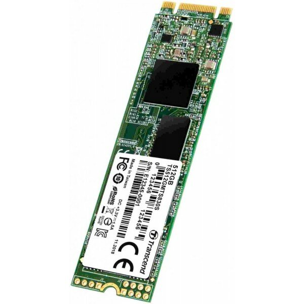 Твердотельный накопитель Transcend 512GB M.2 SSD MTS 830 series (22x80mm) R/W: 560/520