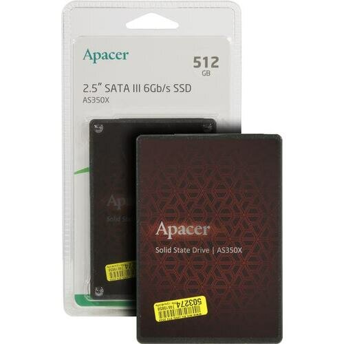 Твердотельный накопитель Apacer 512 ГБ SATA AP512GAS350XR-1