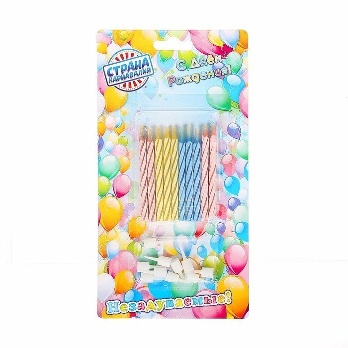 фото Подарки Незадуваемые свечи (10 штук)