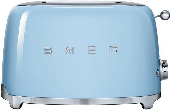 Тостер Smeg на 2 хлебца TSF01PBEU (Blue)