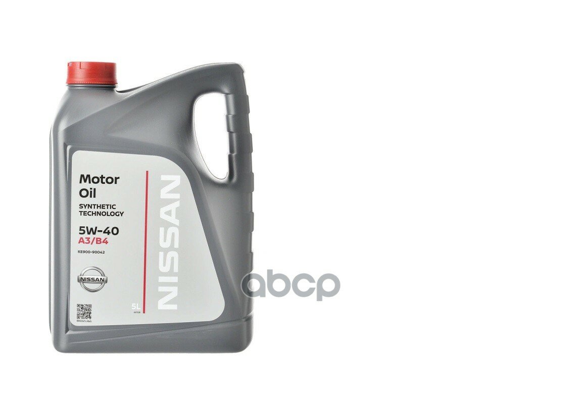 NISSAN Nissan 5w40 (5l) Motor Oil_ .5w40 (5l)!nissan Api Cf/Sl, Acea B4/A3