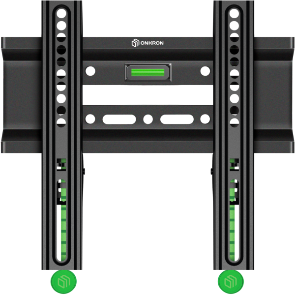 ONKRON BASIC FM1 чёрный (17-42 Максимальная нагрузка: 30 кг VESA: 75x75, 100x100, 100x200, 200x100, 200x200 мм Вылет от стены: 30 мм Встроенный уровень Система фиксации)