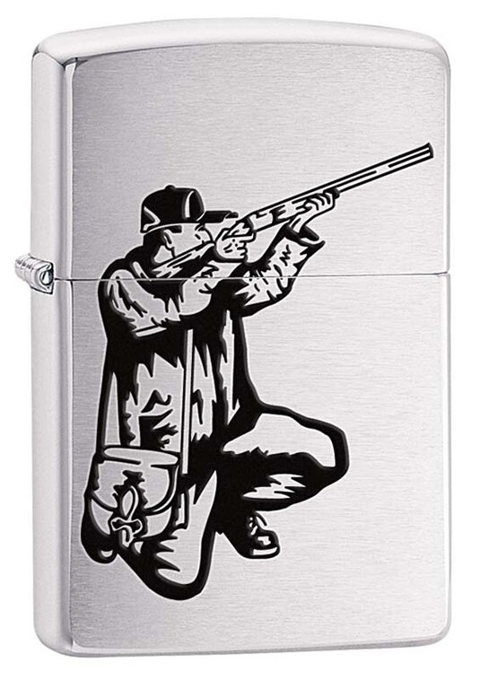 Зажигалка Охотник Zippo арт. 200 VECTOR RIFLE AND HUNT - фотография № 1