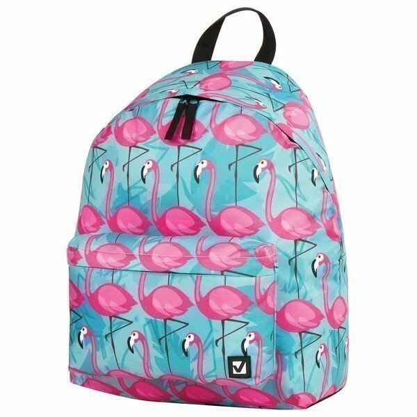 Рюкзак универсальный BRAUBERG сити-формат "Фламинго" 41х32х14 см 228854