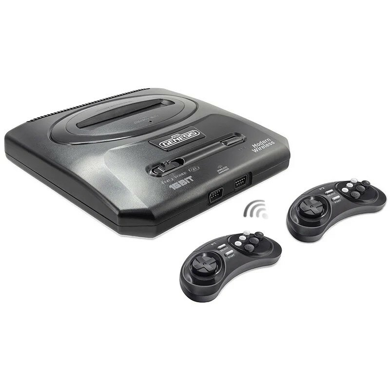 Sega Retro Genesis Modern Wireless + 300 игр + 2 беспроводных джойстика 2.4ГГц ConSkDn93 568057