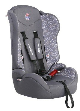 Автокресло SIGER KRES2544 SG517 Kids Planet Meteor, гр I/II/III, 9-36 кг, 1-12 лет, серый