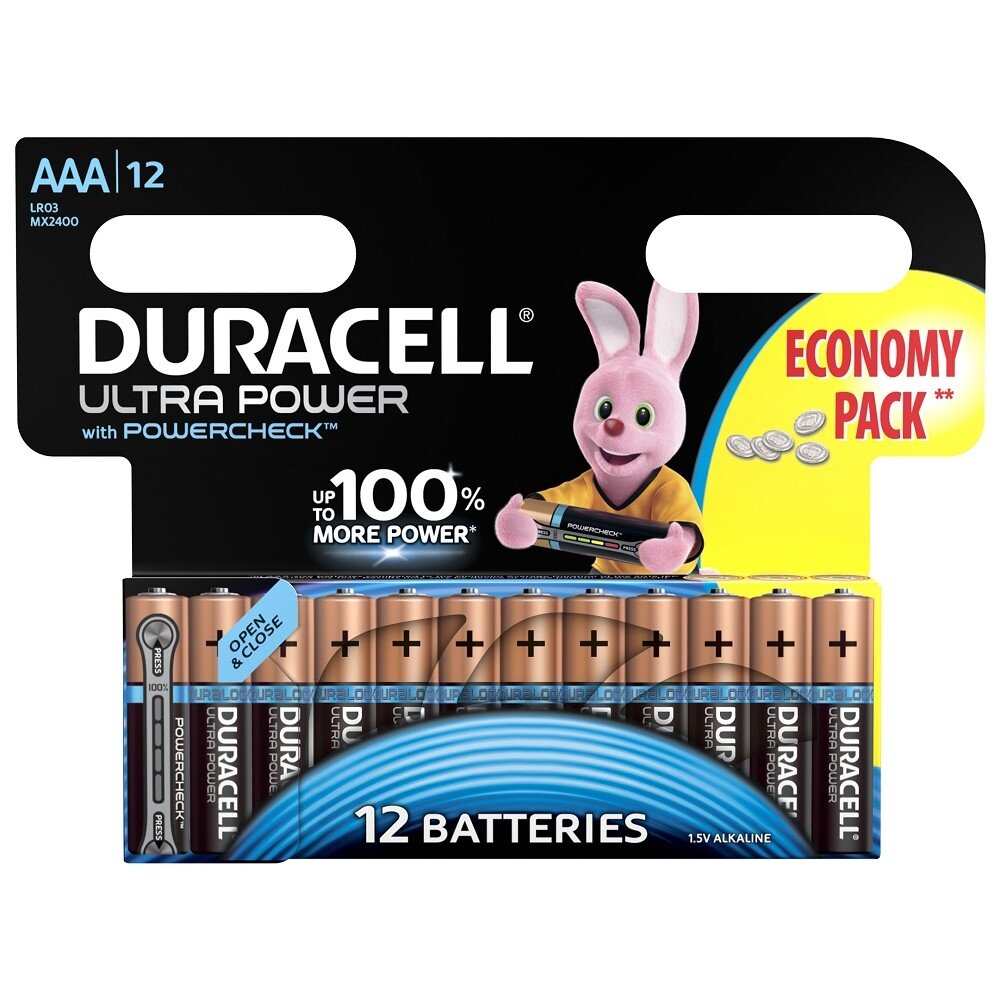 DURACELL LR03-12BL Ultra Power (12 шт. в уп-ке)