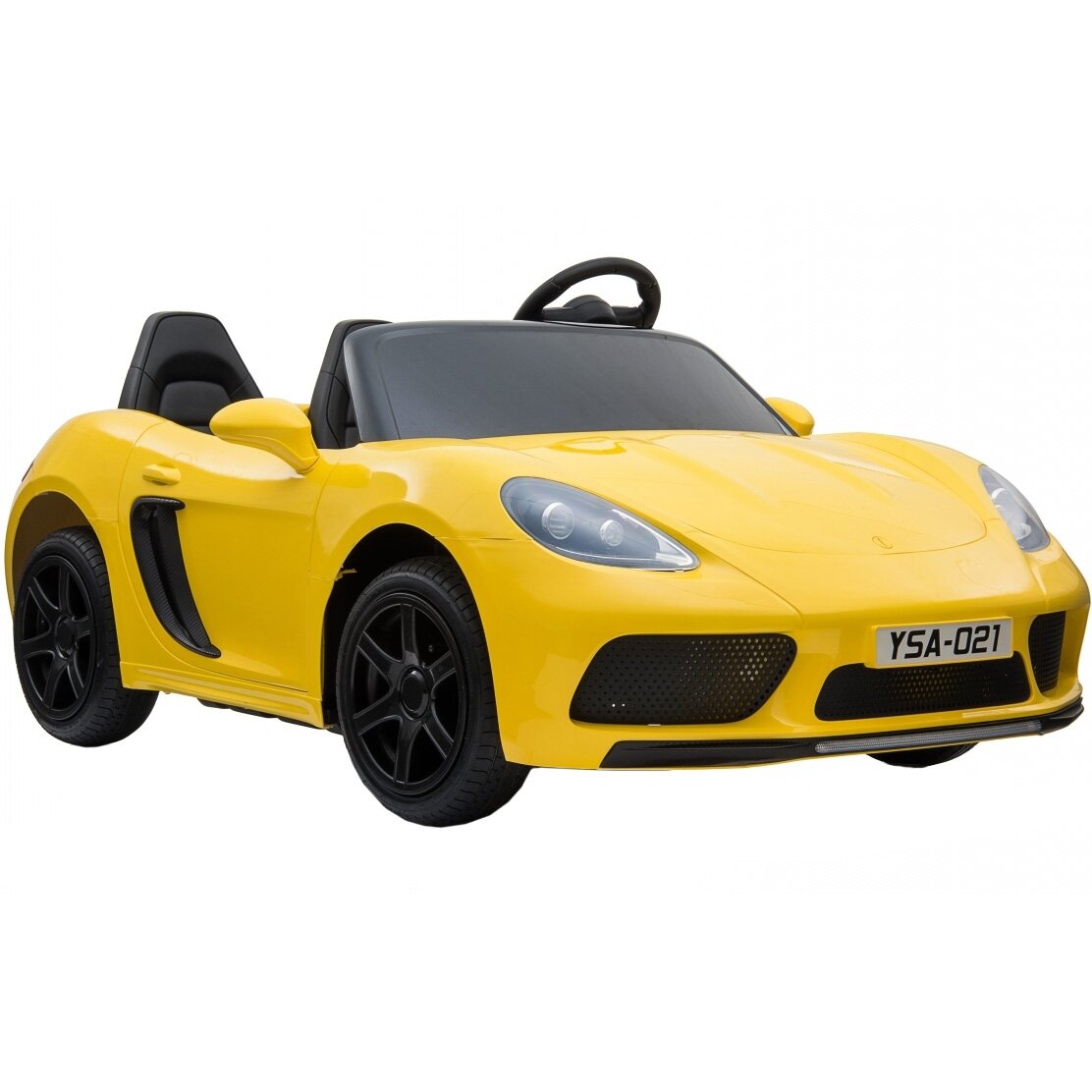 Электромобиль RiverToys Porshe Cayman T911TT - желтый