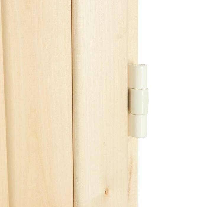 Дверь для бани и сауны сорт "экстра" липа 160х70 см - фотография № 5