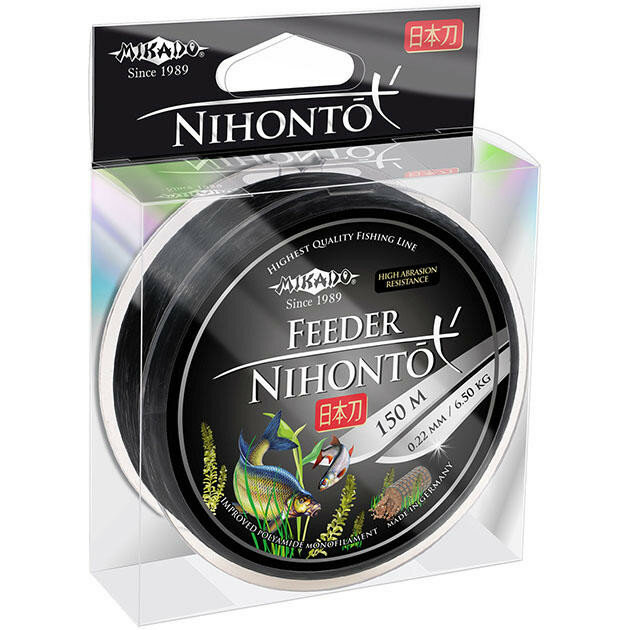 Микадо Леска мононить Mikado NIHONTO FEEDER 0,26 (150 м) - 8,50 кг, ()