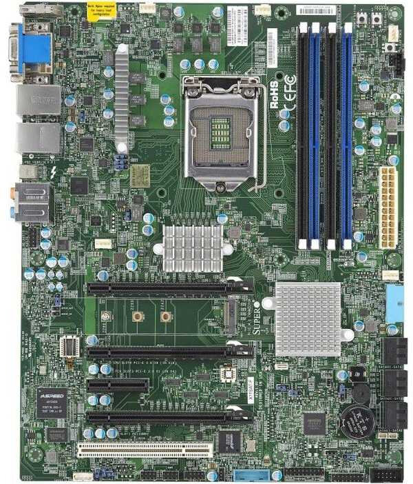 Материнская Плата SuperMicro MBD-X11SAT-F-O Soc-1151 iC236 ATX 4xDDR4 6xSATA3 SATA RAID i210AT/219LM