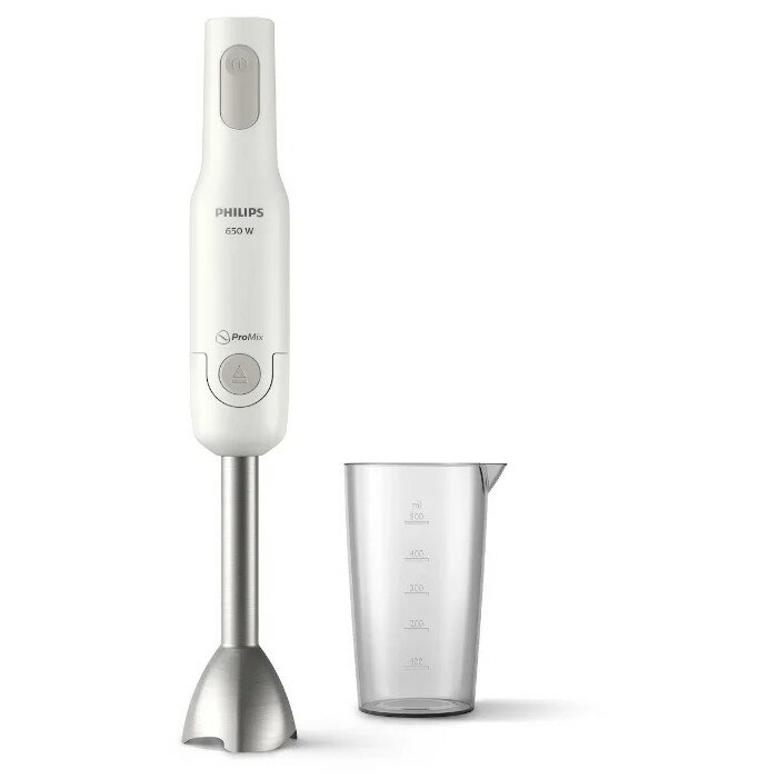 Philips HR2534 00 Блендер погружной 650Вт белый нержавеющая сталь