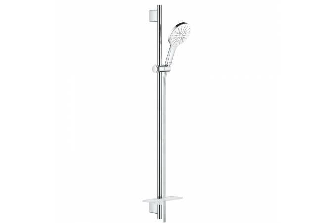 Душевой гарнитур GROHE Rainshower SmartActive 130, 3 вида струй, белая луна (26578LS0)