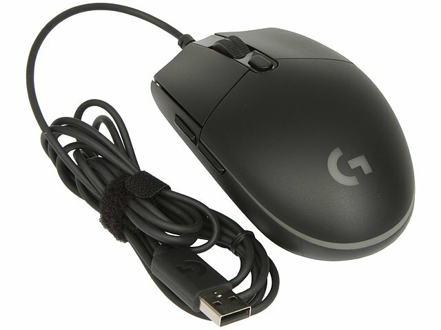 Оптическая мышь Logitech Оптическая мышь Logitech G PRO HERO 910-005440, 5кн.+скр., черный (USB2.0)