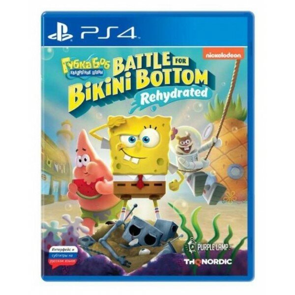 SpongeBob SquarePants: Battle for Bikini Bottom - Rehydrated (русские субтитры) (PS4)