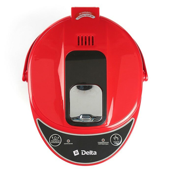 Термопот DЕLTA DL-3034, 4.5 л, 1000 Вт, чёрно-красный - фотография № 3