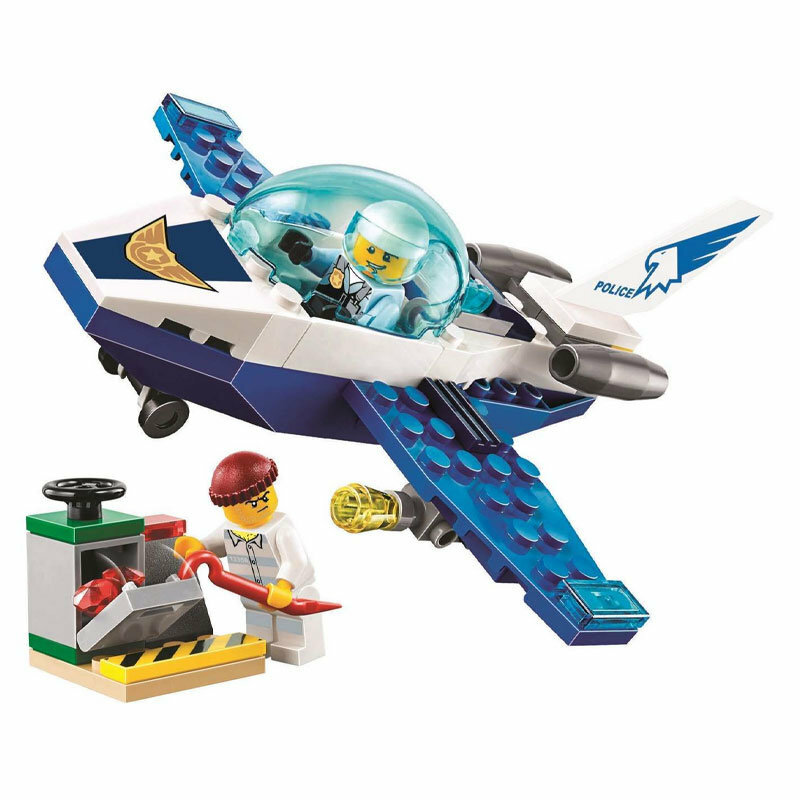 Конструктор LARI Воздушная полиция: патрульный самолёт 11205