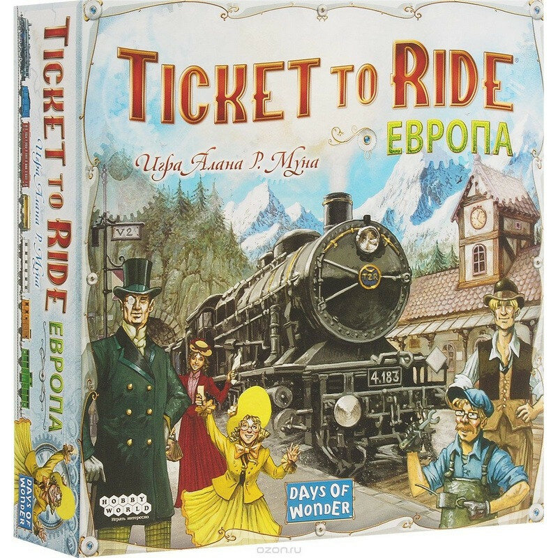 Настольная игра Ticket to Ride: Европа (3-е издание)