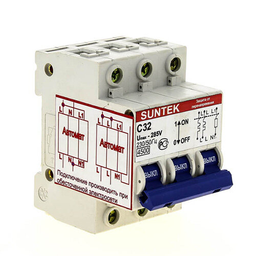 Защита от перенапряжения SUNTEK С 32A 3П