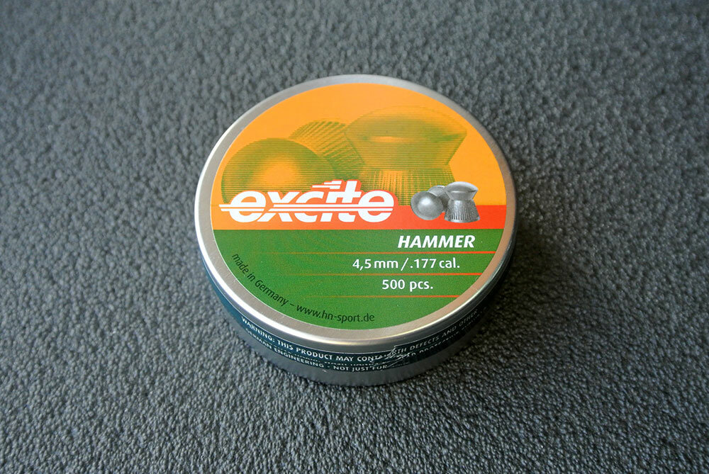 Пули для пневматики H&N Excite Hammer 4,5мм 0,51гр. (500 шт)
