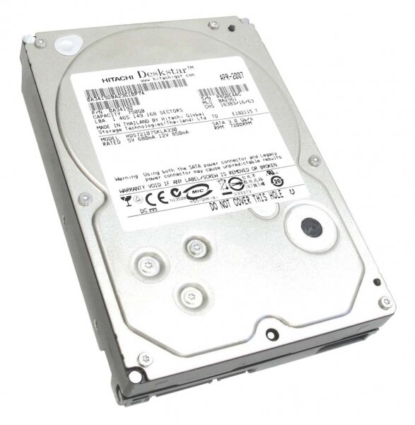 Жесткий диск Hitachi HDS721075KLA330 750Gb 7200 SATAII 3.5" HDD