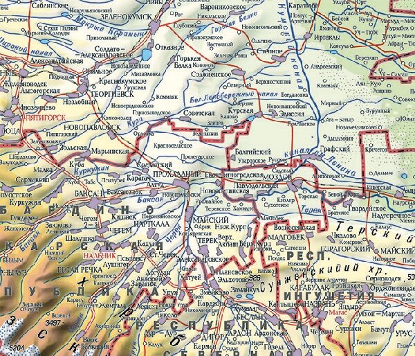 Эдиссия ставропольский край карта